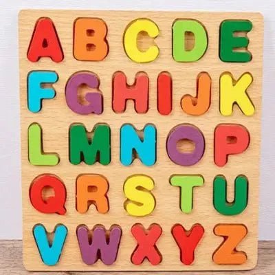 Puzzle en Bois - MontessoriToys™ - Alphabet - enseigneduque