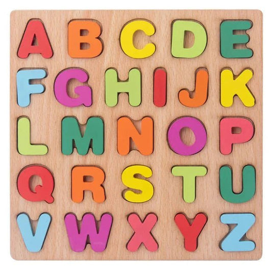 Puzzle en Bois - MontessoriToys™ - Alphabet - enseigneduque